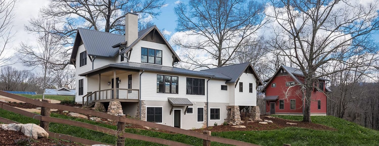 Asheville Home Builders | Contemporary Farmhouse | WSM Craft